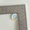 Botões Listrados Coloridos de 18mm para Joias DIY, Materiais Artesanais, Botões para Roupas, Sapatos e Meias, Acessórios, Botões Redondos Estampados