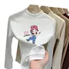 Roupa íntima base nova para meninas, de outono e inverno, com fleece dos dois lados, top quente casual infantil de gola alta