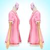 Conjunto completo de disfraz de cosplay de anime para mujer, disfraz de Halloween, ropa de enfermera, ropa de construcción de enfermedades de color de amor