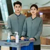 Roupas de Trabalho para Limpeza de Imóveis Manga Longa Quarto de Hotel Tia Pa Roupa de Limpeza Loja de Departamentos Departamento de Vendas Tamanho Grande Roupa de Outono e Inverno