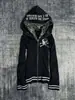 Nueva moda urbana vintage en INS transfronterizo: Sudadera con cremallera estilo Harajuku, chaqueta Y2k, sudadera de moda
