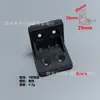 Fábrica Fonte Código de Canto Espessado Plástico Nylon em L Ângulo Reto 90 Graus Suporte de Laminado Código de Canto de Plástico Conector de Gabinete