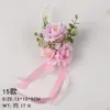 Nuevo producto transfronterizo: boutonnières artificiales, ramilletes, flores de muñeca, accesorios para la novia y el novio, hermanas, y decoraciones para el escenario