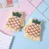 Guantes Calientes de Pollo de Dibujos Animados para Bebé Otoño e Invierno A prueba de Frío Engrosados Lindos para Niños y Niñas de Cinco Dedos Medio Dedo Tapa Abatible