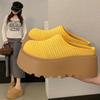 Zapatos de Plataforma con Puntera de Acero para Aumentar la Estatura de Personas Bajas Zapatillas de Verano Nuevas 2025 de Malla Calada de Suela Gruesa para Mujer