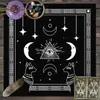 Toalha de Mesa para Cartas de Tarot, Tapete para Cartas de Jogo de Tabuleiro, Estampa de Fases da Lua e Céu Estrelado, Toalha de Mesa para Cartas de Tarot, Toalha de Mesa para Cartas de Tarot Dropshipping