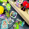 Comer Criativo Macarrão Gato Fantasma Fofo Corte Acrílico Desenho Animado Colorido Padrão Dragão Folha de Acrílico Atacado