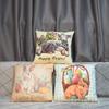 Almohada de Huevo de Pascua Transfronteriza Funda de Almohada de Lino Cubierta de Cojín Estilo Ins Conejo Funda de Almohada para Cabecera de Sofá Dropshipping