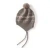 Nuevos gorros de punto de cachemira para otoño e invierno para hombres, mujeres y niños, que ofrecen calidez, protección contra el frío y cobertura para las orejas.. Versátil, con diseño de cordón, perfecto para usar al aire libre