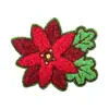 Navidad Europea y Americana Chenilla Muñeco de Nieve Hombre de Jengibre Árbol de Navidad Tela Bordada Parche Parche Sello Bordado