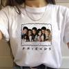 Camiseta de la serie Friends Friends Amigos Periférico Manga Corta Cuello Redondo
