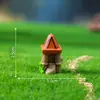 Paisagem em miniatura, castelo retrô criativo estilo europeu, decoração de jardinagem, enfeites DIY, acessórios para pendurar, decorações para terrário, pequenas figuras