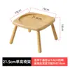 Soporte para cuencos de mascotas gato y perro transfronterizo de madera maciza, estante elevado para platos de mascotas, protege la columna cervical y previene que se vuelque