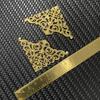 Parche Metálico de Aleación Dorada Diagonal Estilo Chino Dragón y Fénix DIY Placa Pequeña de Resina de Cristal con el Carácter de Felicidad, Recién Casados una Decoración para Celebraciones de Bodas