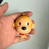 Mini Fita Macia Pequena Portátil Desenho Animado Fofo com Chaveiro Crianças Material Escolar Fundamental Régua Macia Medição Swai