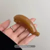 Grampo de Cabelo Elegante Coreano Cor Macaron para a Parte de Trás da Cabeça Feminina Presilha de Tubarão de Alto Padrão Fivela de Cabelo para Rabo de Cavalo Alto Novo Estilo 2025