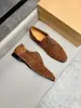 Sapatos Masculinos CL de Couro Genuíno Cor Color Block Bico Fino Cadarço Oxford Estilo Britânico Versátil para o Trabalho Formal de Negócios Sapatos de Couro