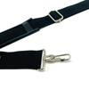 Alça de ombro ajustável de nylon preto alça de ombro única bolsa mensageiro bolsa para computador alça