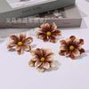 Flanela de Flor Margarida Flor Artificial Decoração de Casamento Joias Feitas à Mão Acessórios de Cabelo Estilo Chinês Acessórios para Cabeça