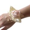 Suprimentos de Casamento D643 Adereços de Casamento Estilo Coreano Noiva e Noivo Flor Artificial Dama de Honra Padrinho Flor de Pulso Preço Real