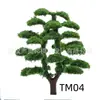Modelo de simulação pequena árvore micro paisagem DIY feito à mão mesa de areia modelo material TM Pinheiro Luo Han