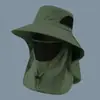 Sombreros de Sol de Verano Protección UV Gorra para Caza Pesca al Aire Libre para Hombres Mujeres Senderismo Camping Visera Sombrero de Cubo Solapa para el Cuello Sombrero de Pescador