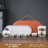 Set Navideño Personalizado, Juego de Té Tetera Retro Rima Antigua Qingshan, Juego de Preparación de Té de Lujo Ligero con Bandeja de Té, Regalo para Empresas al por Mayor