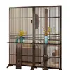 Nova Tela Divisória de Entrada Estilo Chinês Voltada para a Porta Principal, Tela de Entrada da Sala de Estar, Grade de Hall de Entrada, Tela Móvel de Quarto, Bambu