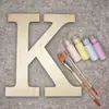 Letras Decorativas de Pared 12 pulgadas Letras de Madera Grandes E Letras en Blanco sin Terminar Letras de Madera DIY Hogar Fiesta