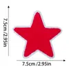 Bordado de Toalha Patch de Tecido Estrela Estrela de Cinco Pontas Bordada Colorida Patch Bordado Patch Decorativo para Roupas Patch de Tecido Termocolante