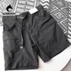 Shorts de Color Sólido de Moda Tendencia con Cinturón de Hebilla Incorporado, Nuevos Shorts Versátiles de Verano para Hombre, Pantalones Deportivos para Exteriores
