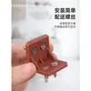 Soporte de Ángulo Engrosado de Plástico de Nylon para Muebles Ángulo Recto de 90 Grados Soporte de Estante Conector de Gabinete Ángulo de Hierro Soporte de Ángulo