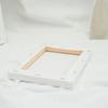 Tablero de dibujo transfronterizo arte pintura gouache cruda habitación diy pintura acrílica al óleo marco tela blanca lino grano fino tablero para pintura al óleo marco de madera maciza