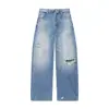 Marca Z Comercio Exterior Transfronterizo Za Estilo Europeo y Americano Ropa para Mujer Primavera 2026 Nuevo Jeans de Mezclilla de Cintura Media con Dobladillo
