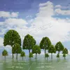 Mesa de arena modelo árbol musgo decoración micro paisajismo fondo árbol falso simulación modelo paisajismo árbol de calle árbol de Navidad árbol falso