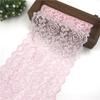 Fábrica directa de Yiwu textiles para el hogar accesorios DIY para ropa 14 Colores 18cm encaje de rosa elástico al por mayor en stock