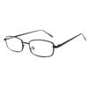 Lentes de montura dorada estilo japonés para mujer, miopía, combinables, cara pequeña, retro, borde plateado, luz azul, montura estrecha