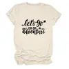 ¡Vamos a la Aventura Sitio Independiente Amazon Moda Casual Camiseta de Manga Corta con Cuello Redondo para Mujer