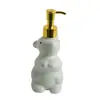 Frasco Fofo de Desinfetante para Mãos Tipo Pressão de Coelho para Banheiro de Casa Dispenser de Sabonete Líquido Shampoo Frasco Dispenser Criativo Moderno