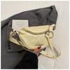 Bolsa Dumpling de Design Nicho da Moda 2025 Verão Nova Bolsa de Ombro Sela Bolsa Transversal da Moda Bolsa Simples para Mulheres