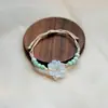 Jingdezhen Navidad Cerámica Cuerda Trenzada Pulsera Animales de Dibujos Animados Cuerda de Mano Joyería al por Mayor para Atracciones Turísticas Nicho Lujo Ligero