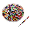 Cuentas de Arroz de Vidrio Sólido Coloridas Asimétricas de 5 mm para Pulsera Collar Hecho a Mano DIY Accesorios de Material para Joyería