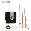 Movimiento de reloj silencioso DIY en stock transfronterizo, eje largo, segundero continuo, movimiento para reloj de pared, 4 tipos de manecillas de madera de nogal, movimiento de reloj