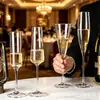 Jingyuan Taça de Champanhe de Vidro de Cristal com Pé Alto Taça para Degustação de Fragrâncias e Aromas Utensílios para Vinho Doméstico Taça para Vinho Doce com Bolhas