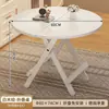 Mesa Redonda Dobrável para Uso Doméstico, Adequada para Apartamentos Pequenos, Mesa de Jantar Simples para Dormitórios, Conjunto de Mesa e Cadeiras de Jantar Dobráveis Portáteis para Apartamentos de Aluguel