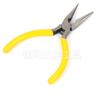 Los fabricantes suministran pinzas de punta fina de 5 pulgadas con mango amarillo americano, sin dientes y con filo de corte, pinzas manuales Mini DIY para mantenimiento industrial