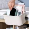 Novo Cesto Pendurado de Plástico para Cabeceira Caixa de Armazenamento de Utensílios de Cama Artefato de Dormitório Prateleira de Armazenamento para Cabeceira de Cama de Beliche Superior de Quarto