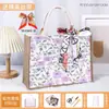 Regalo del Día de la Madre Bolso Tote Mariposa Kit de Materiales para Manualidades de Lienzo para Niños para Hacer Actividades de Team Building
