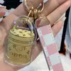Llavero con colgante de oro puro 999 que garantiza la riqueza, con cadena para teléfono móvil y colgante para bolso, ideal como regalo de cumpleaños para novio o novia.