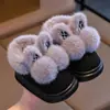 Zapatos de Algodón para Niños Modelo Nuevo 2026, Pantuflas Gruesas Cálidas de Algodón Cómodas para Invierno en Interiores y Exteriores para Niños Mayores y Pequeños